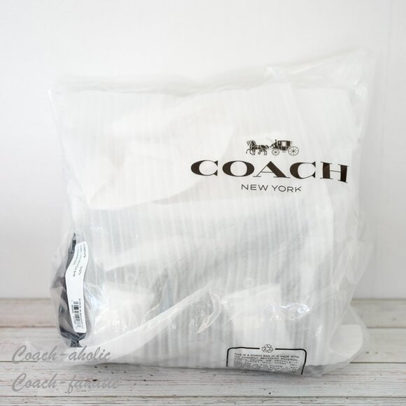 NWT Coach CM079 Leather Ashton Baguette shoulder bag Silver Black *SEALED* - Picture 6 of 10